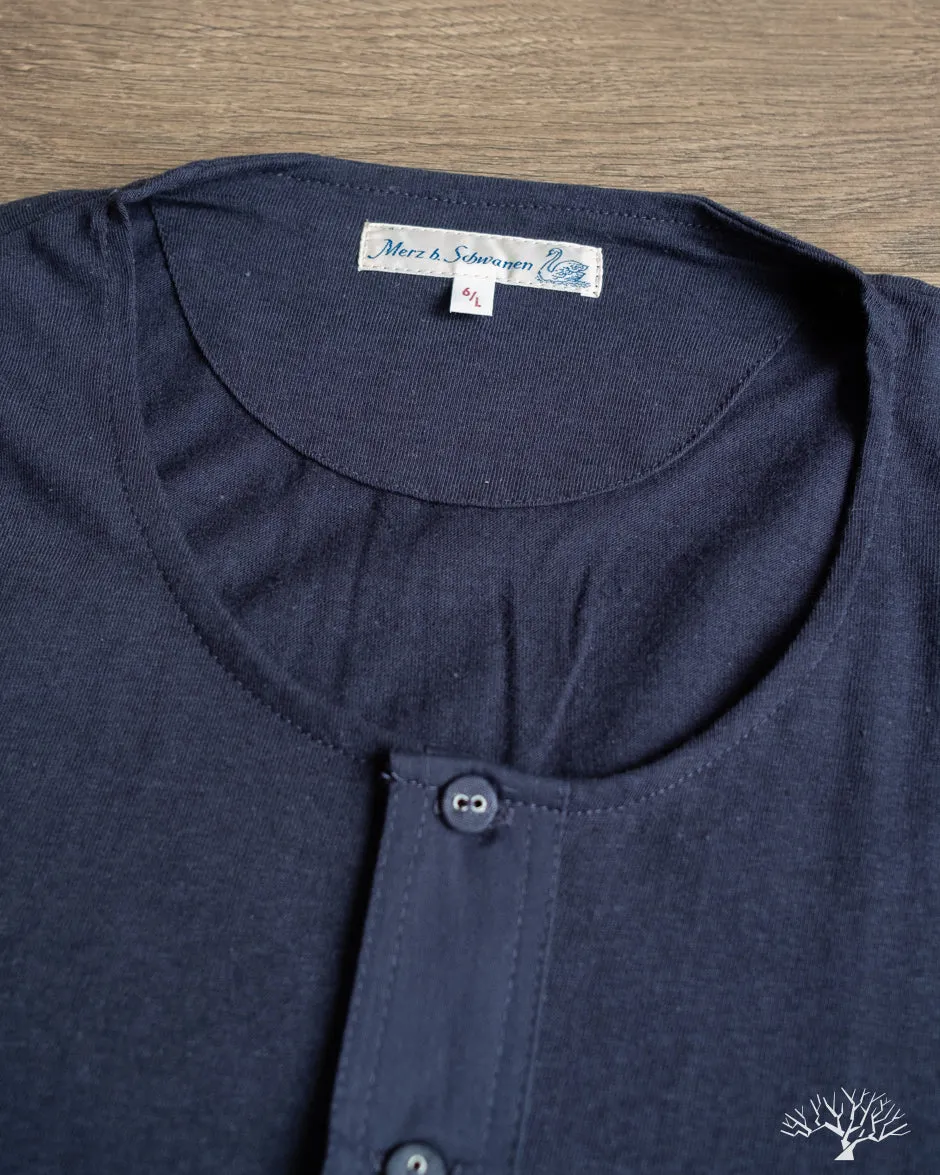 102 Vintage Henley - Ink Blue