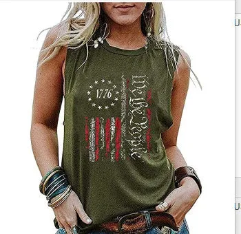 1776 PRINTED WOMEN'S TANK TOP