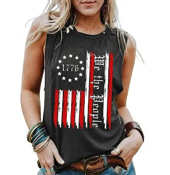 1776 PRINTED WOMEN'S TANK TOP