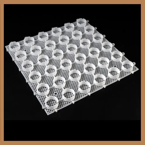 1sqm Pack - Gravel Ground Reinforcement Grid Panel Tile System (White)