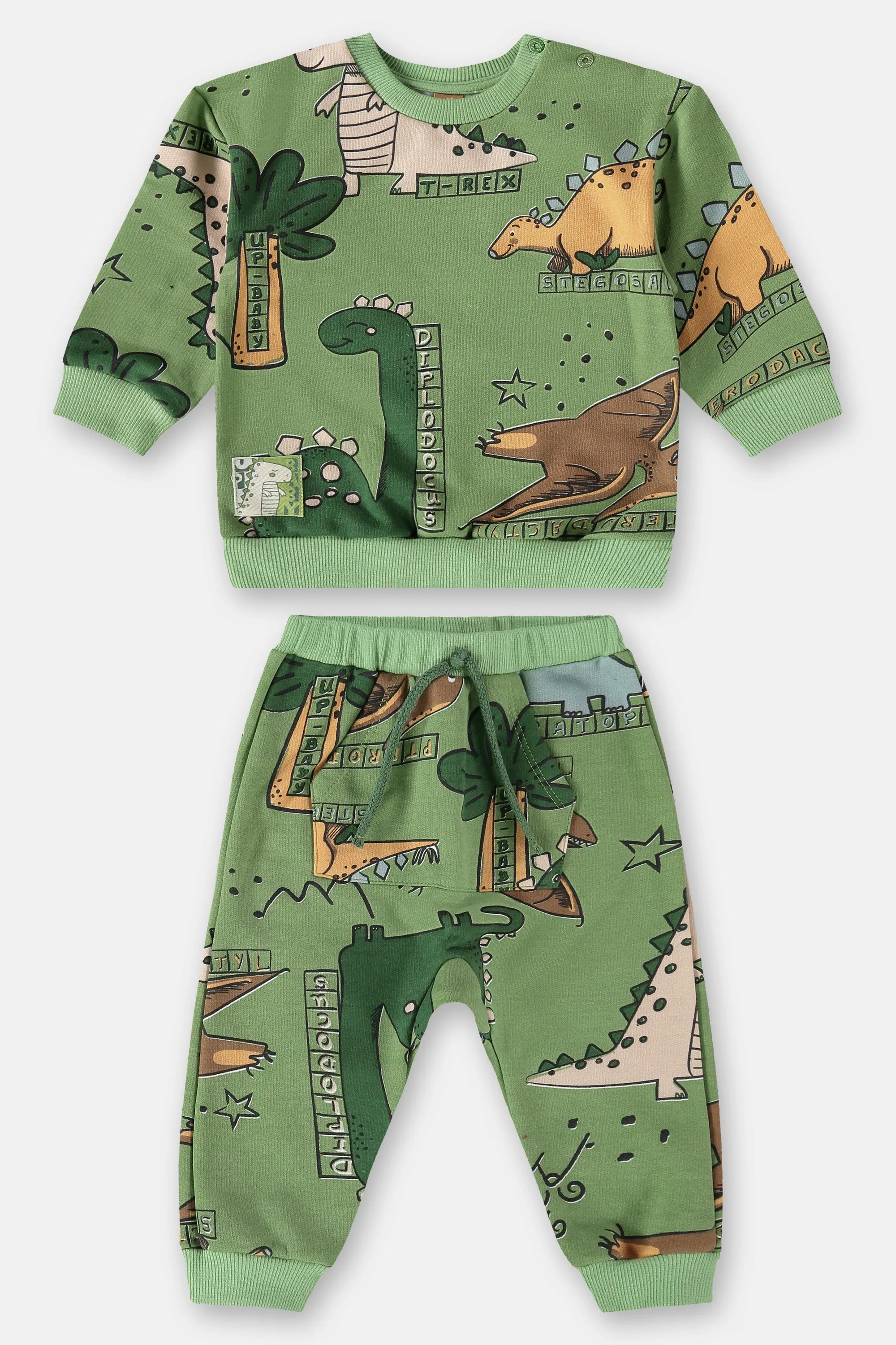 2 Piece Boys Dino Sweatshirt & Sweatpants