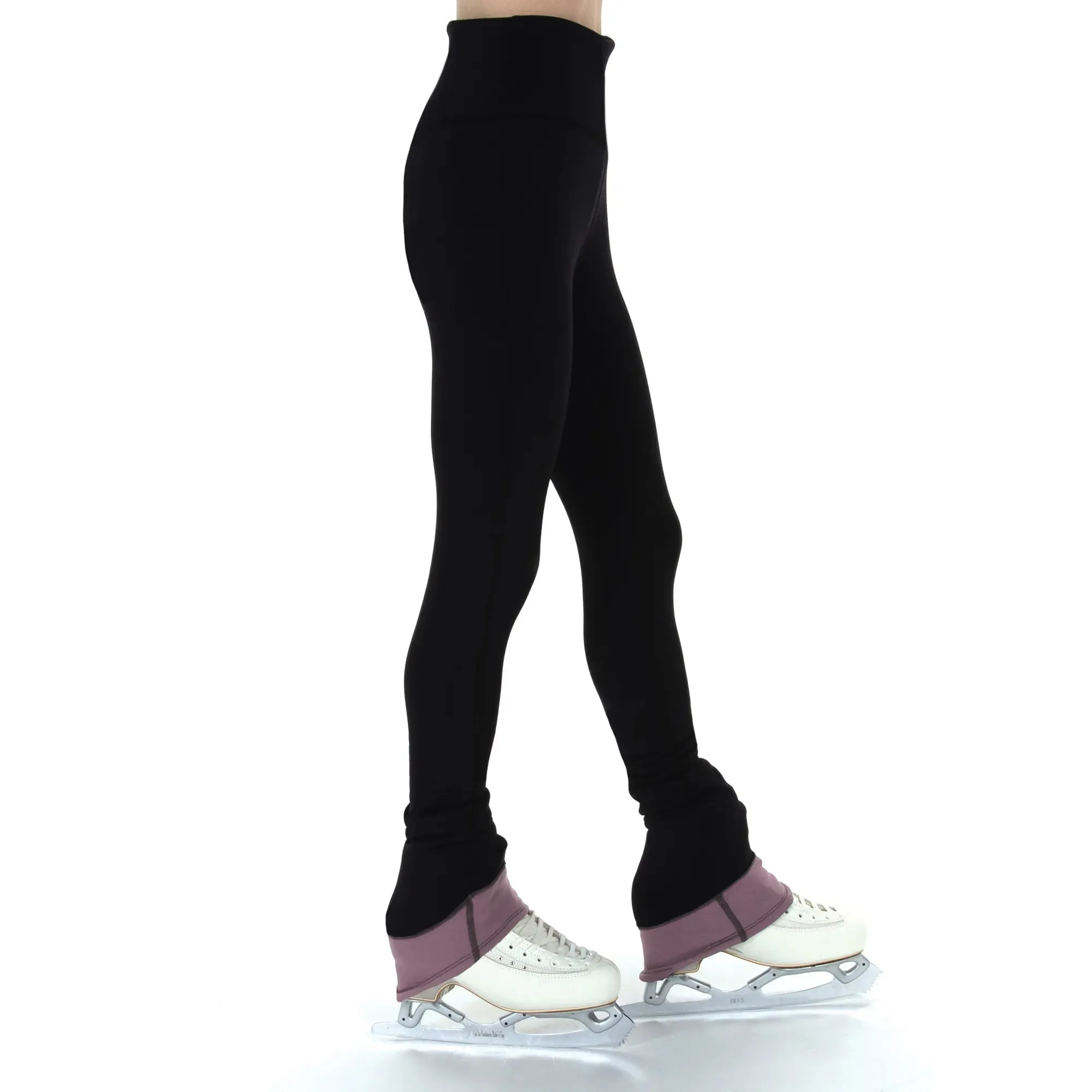 387 Figure Skating High Waist Banded Fleece Leggings