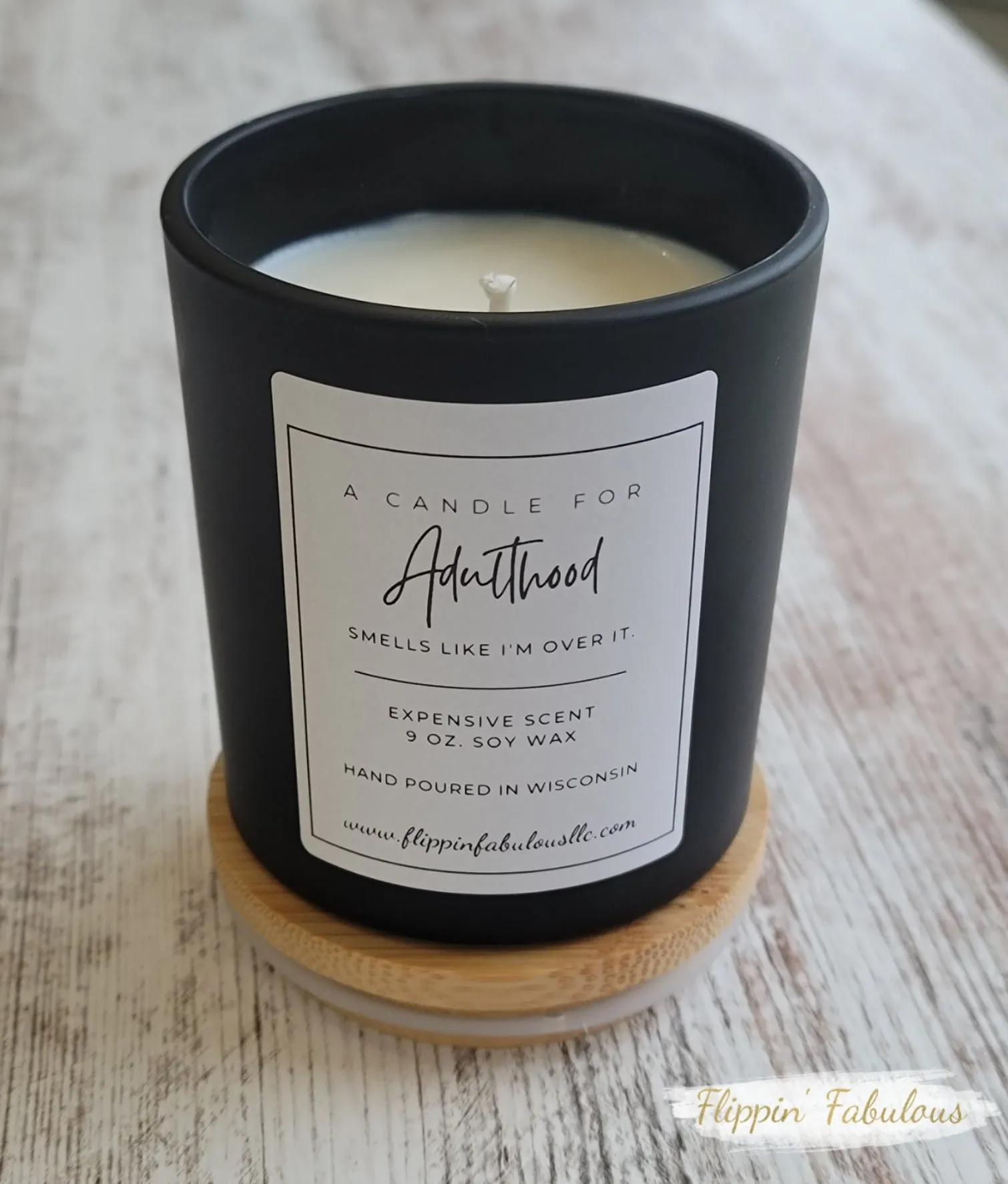 A Candle For Adulthood Soy Wax Candle