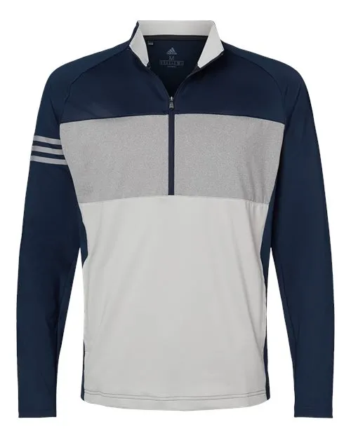 Adidas Men's 3-Stripes Competition Quarter-Zip Pullover