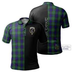 Alexander Tartan Polo Shirt with Family Crest and Half Of Me Style