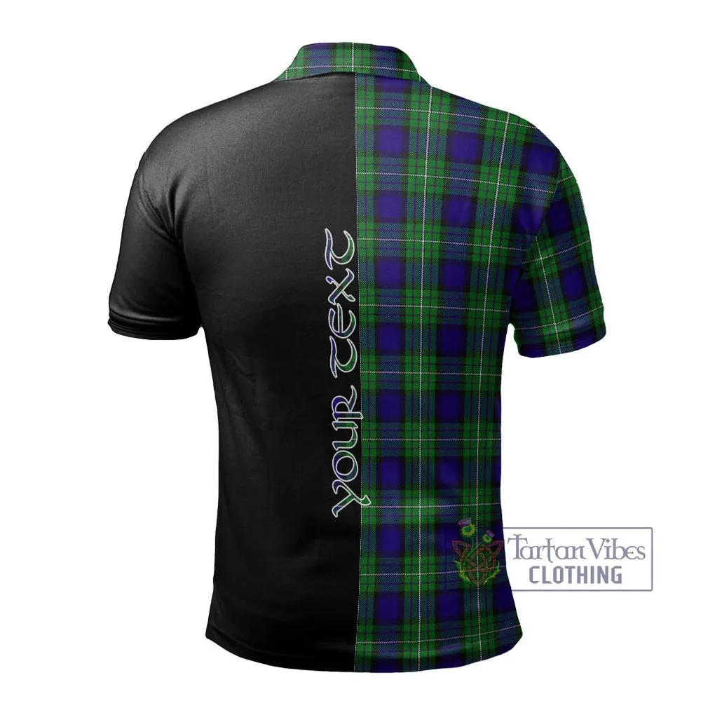 Alexander Tartan Polo Shirt with Family Crest and Half Of Me Style