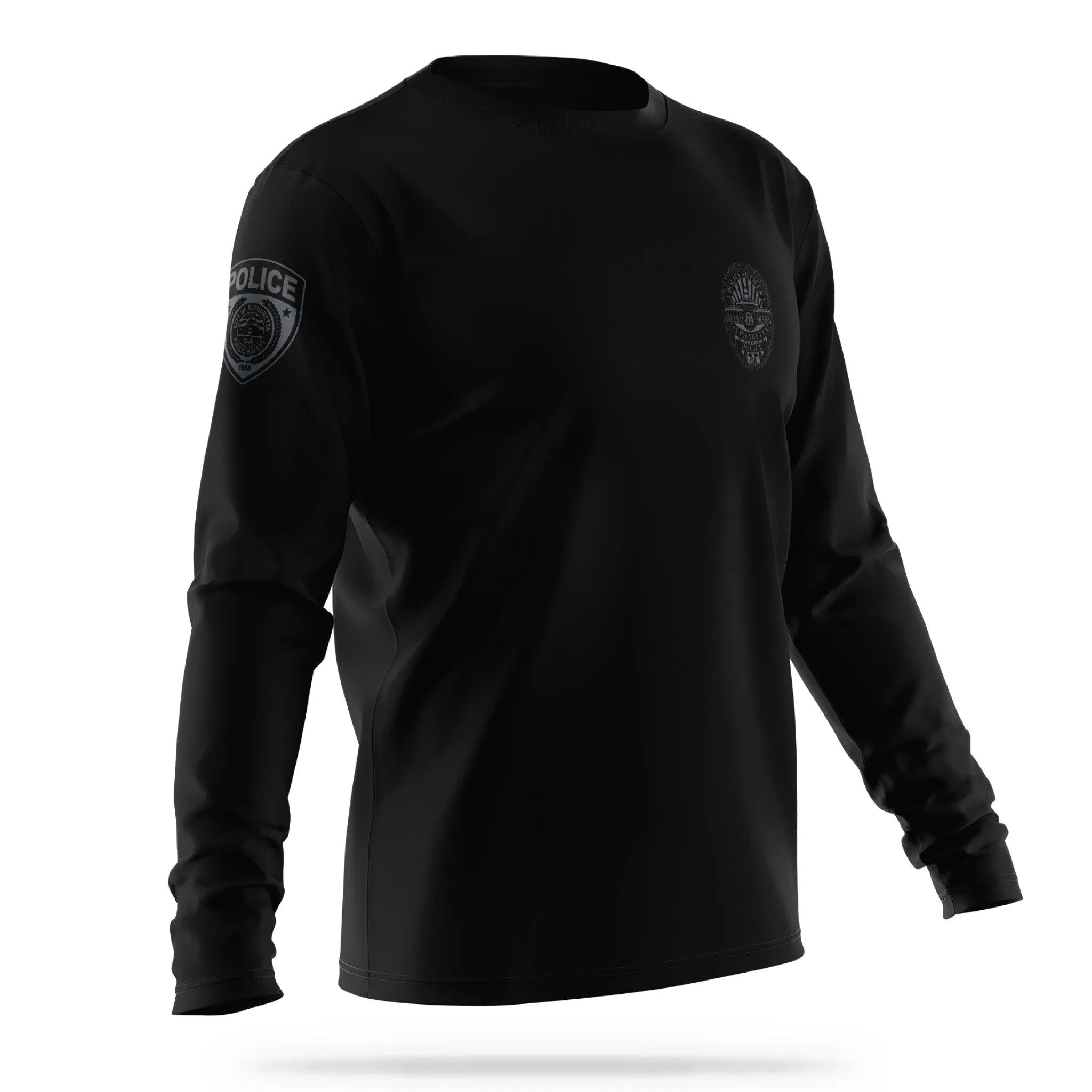 [ALPHARETTA PD] Men's Patrol Utility Long Sleeve [BLK/GRY]