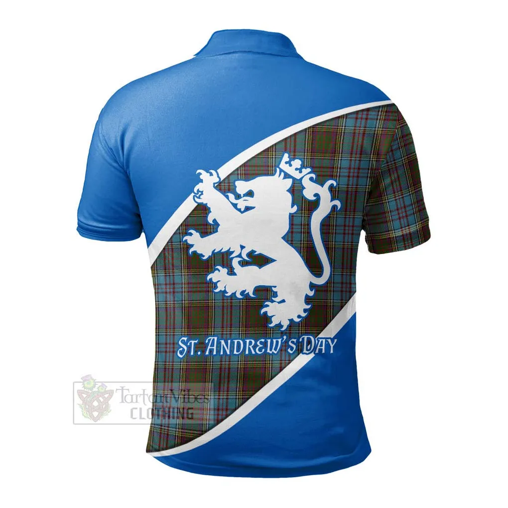 Anderson Family Crest Tartan Polo Shirt Celebrate Saint Andrew's Day in Style