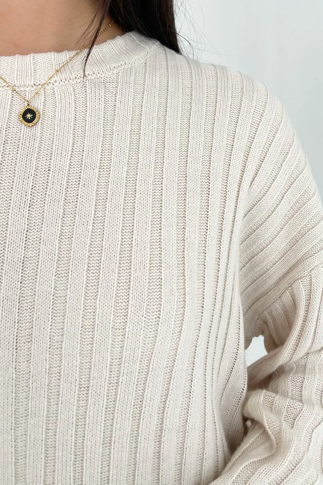 Avalon Sweater in Cream