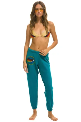 AVIATOR NATION MALIBU SWEATPANTS - TEAL