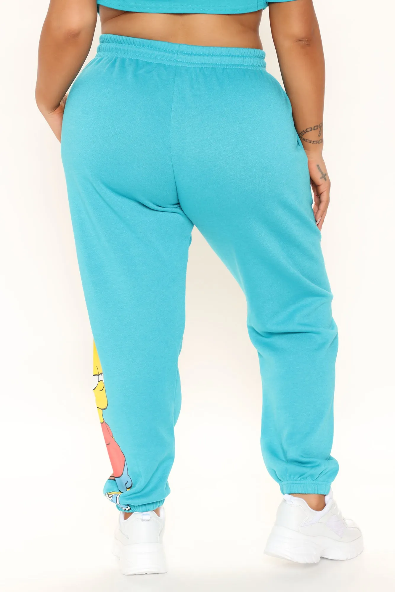 Aye Carumba Bart Simpson Sweatpants - Blue