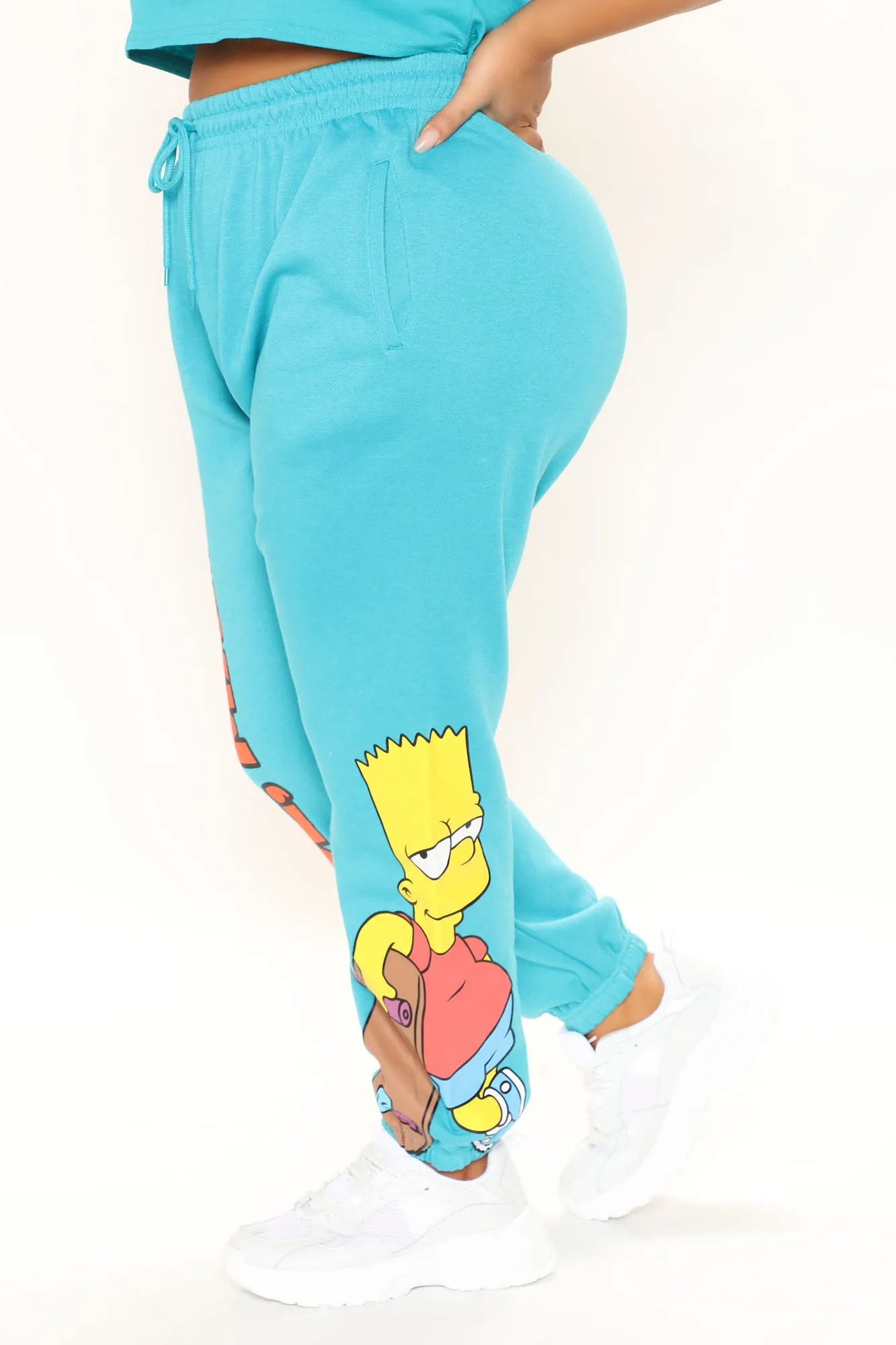 Aye Carumba Bart Simpson Sweatpants - Blue