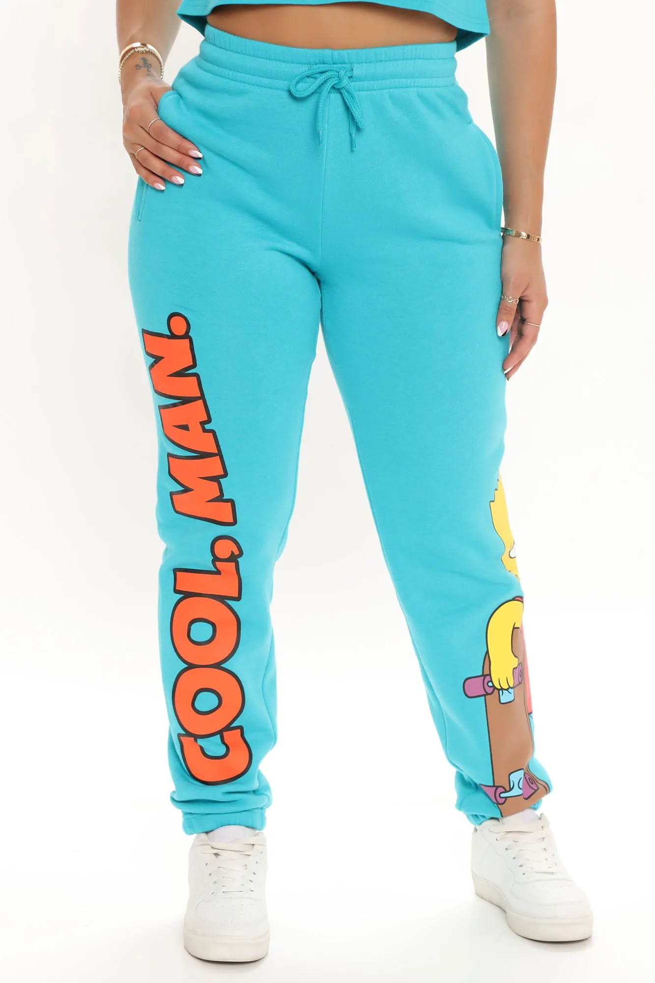 Aye Carumba Bart Simpson Sweatpants - Blue