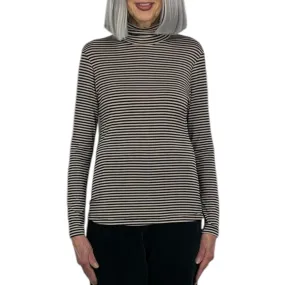 BAOBAB STRIPED TURTLENECK TEE