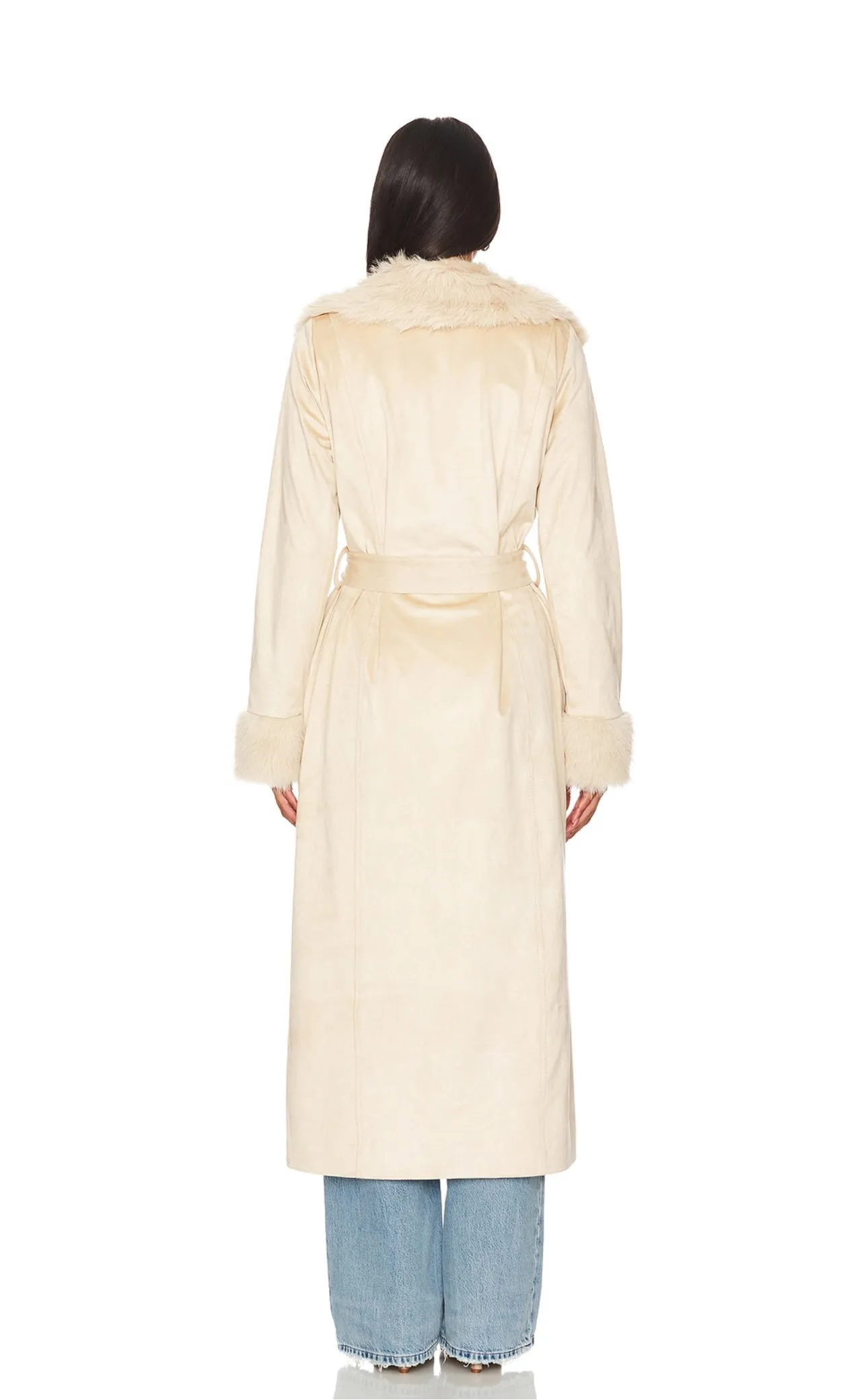 Beige Long Penny Lane Coat