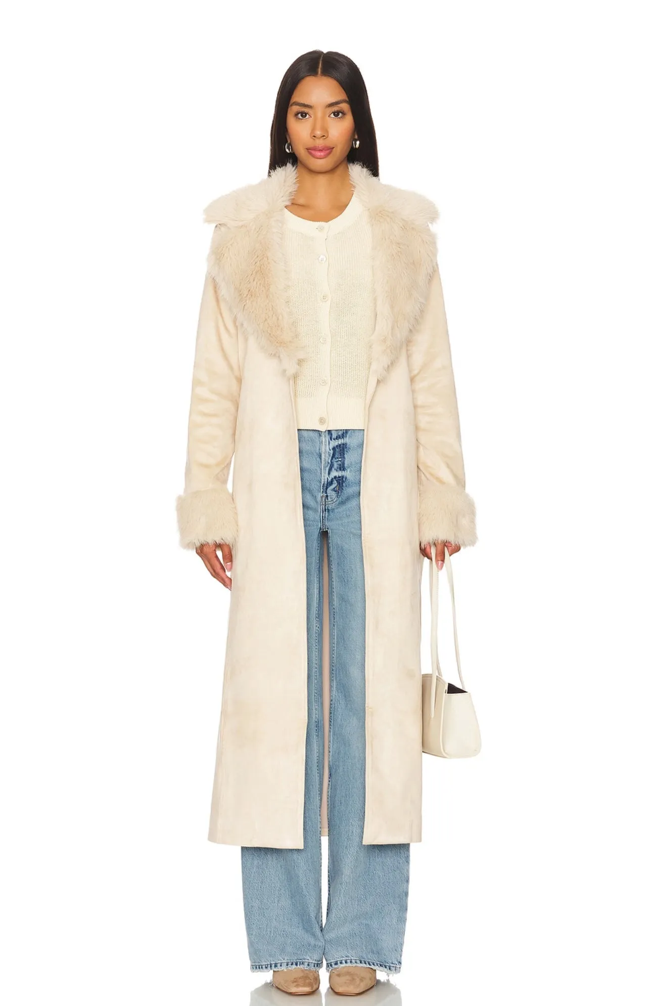 Beige Long Penny Lane Coat