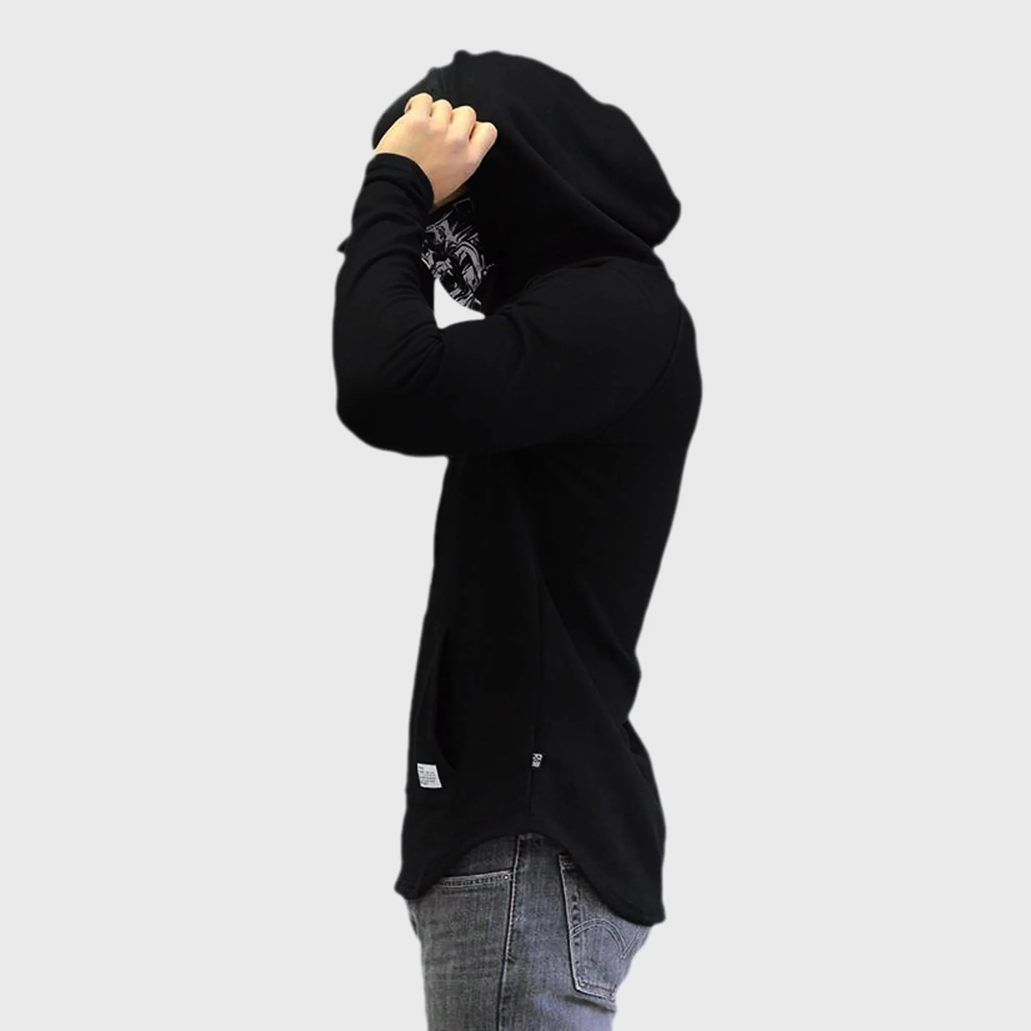 Blank Scoop Pullover Hoodie