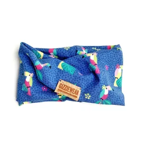 Blue Paradise pet scarf