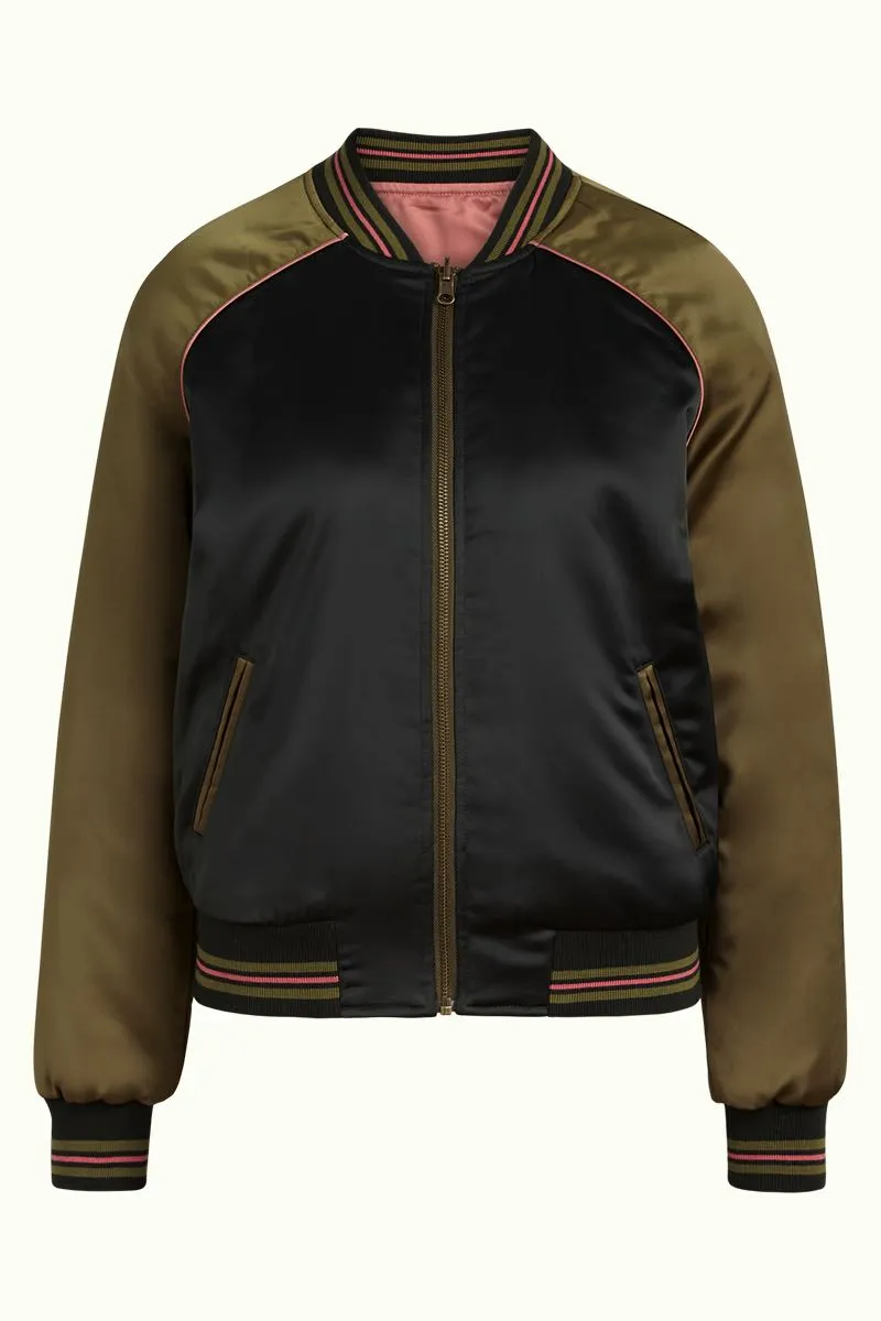 Bomberjack van polyester | King Louie bomber jacket darlington alpine green