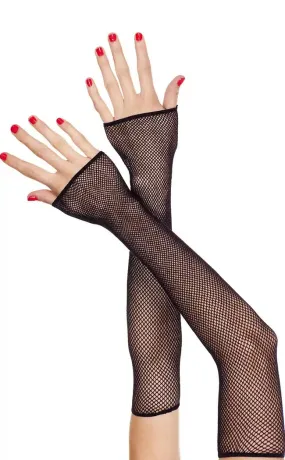 Bring the Noise Extra Long Fishnet Arm Warmers