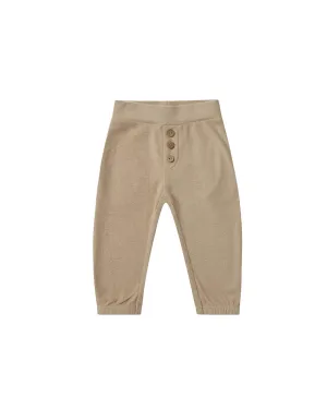 Button Jogger Pant | Putty