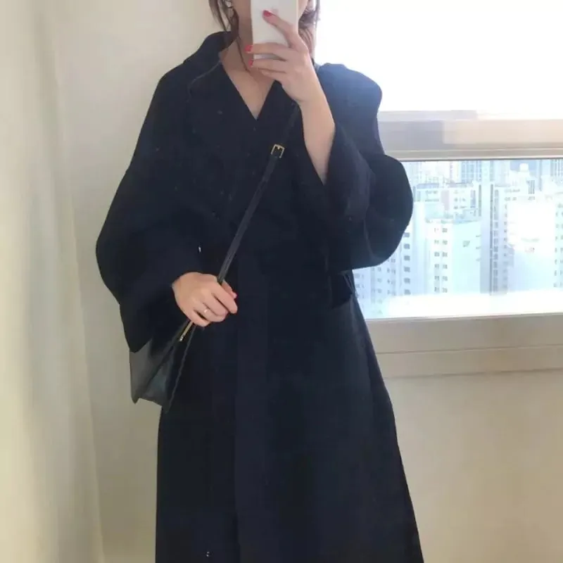 Buy Best Beautiful Women's Drop shoulder- Long wool coat