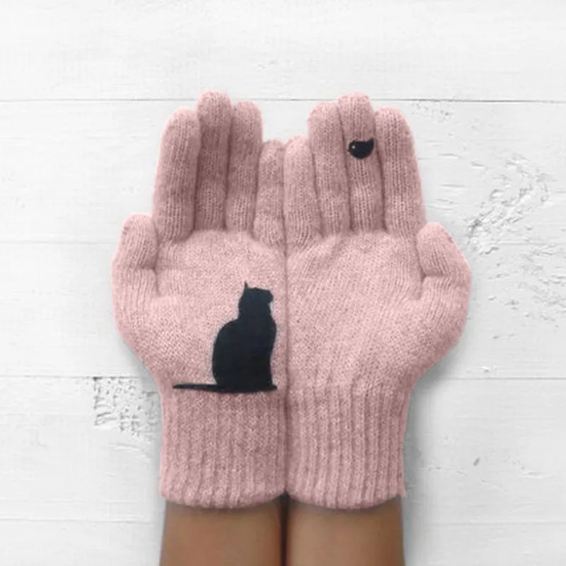 Cat Fan Cotton Gloves