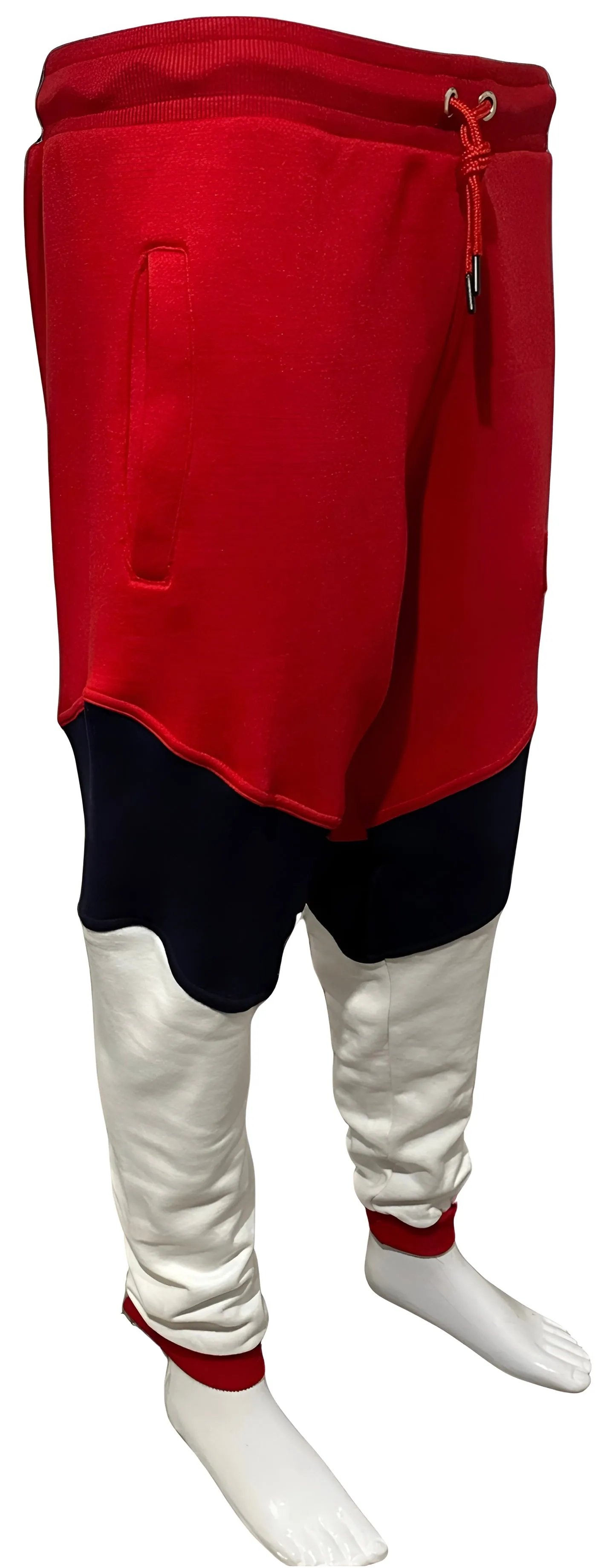 ^CHAMPION CHIEFIN’^ (RED-NAVY-WHITE) JOGGER SWEATPANTS