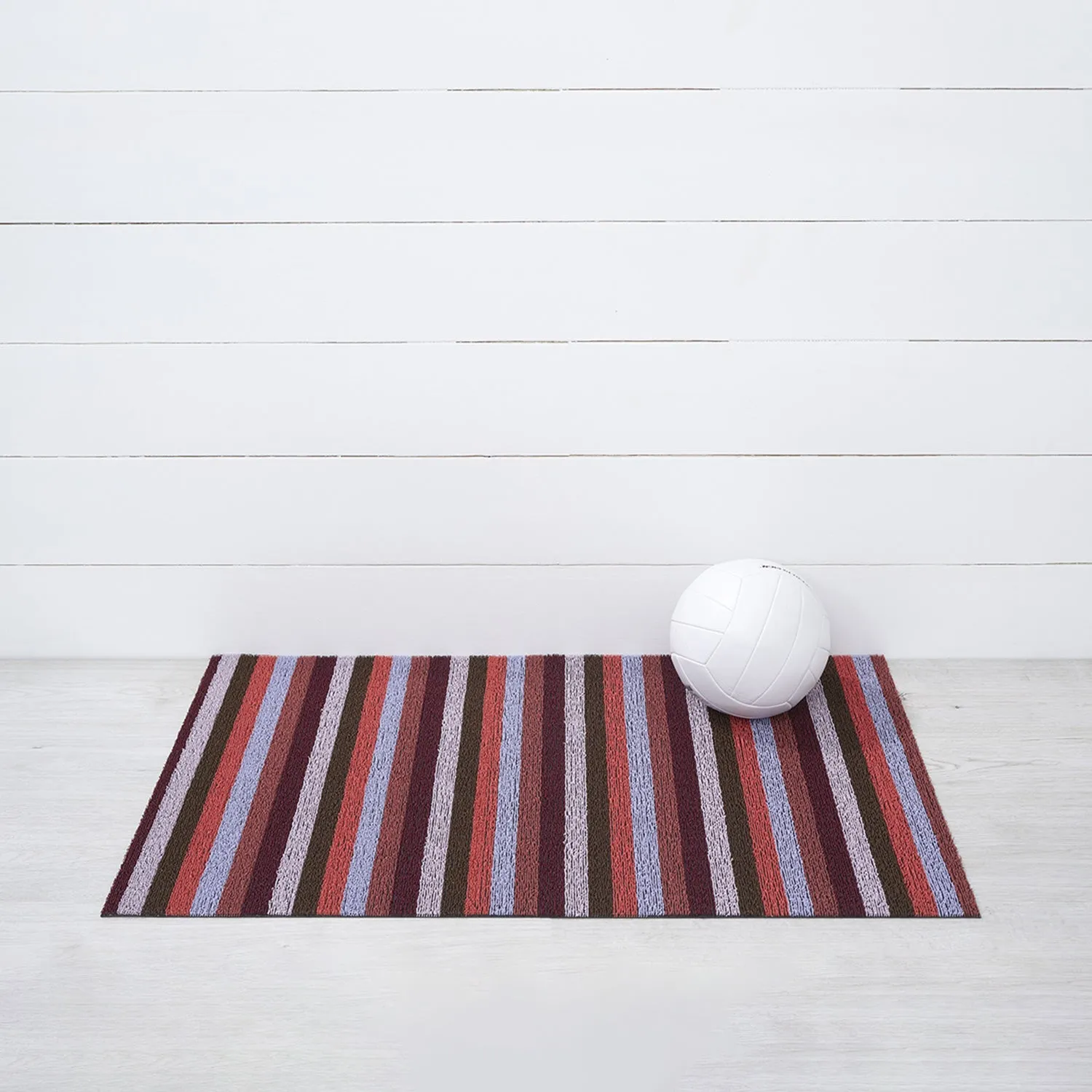 chilewich | large doormat 61x91cm (24x36") | even stripe berry