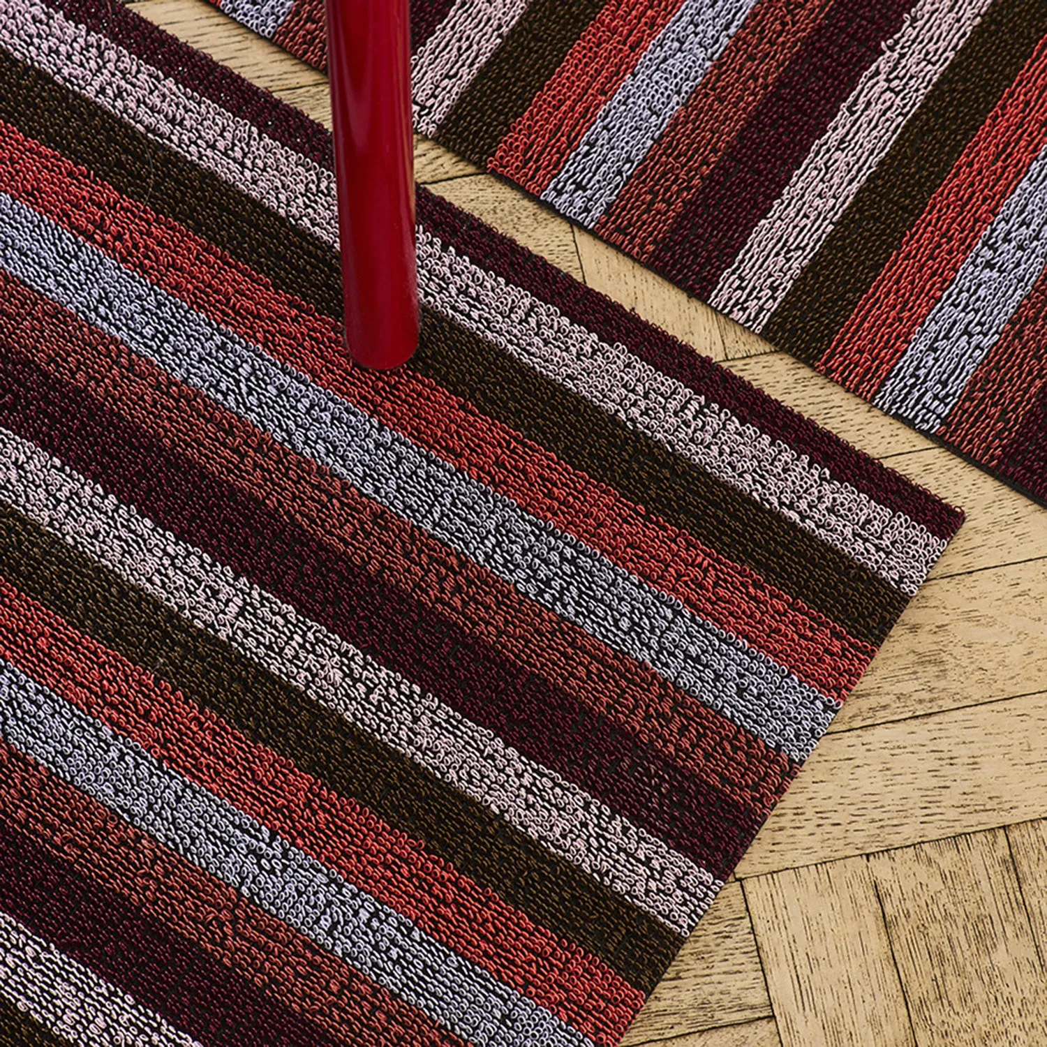 chilewich | large doormat 61x91cm (24x36") | even stripe berry