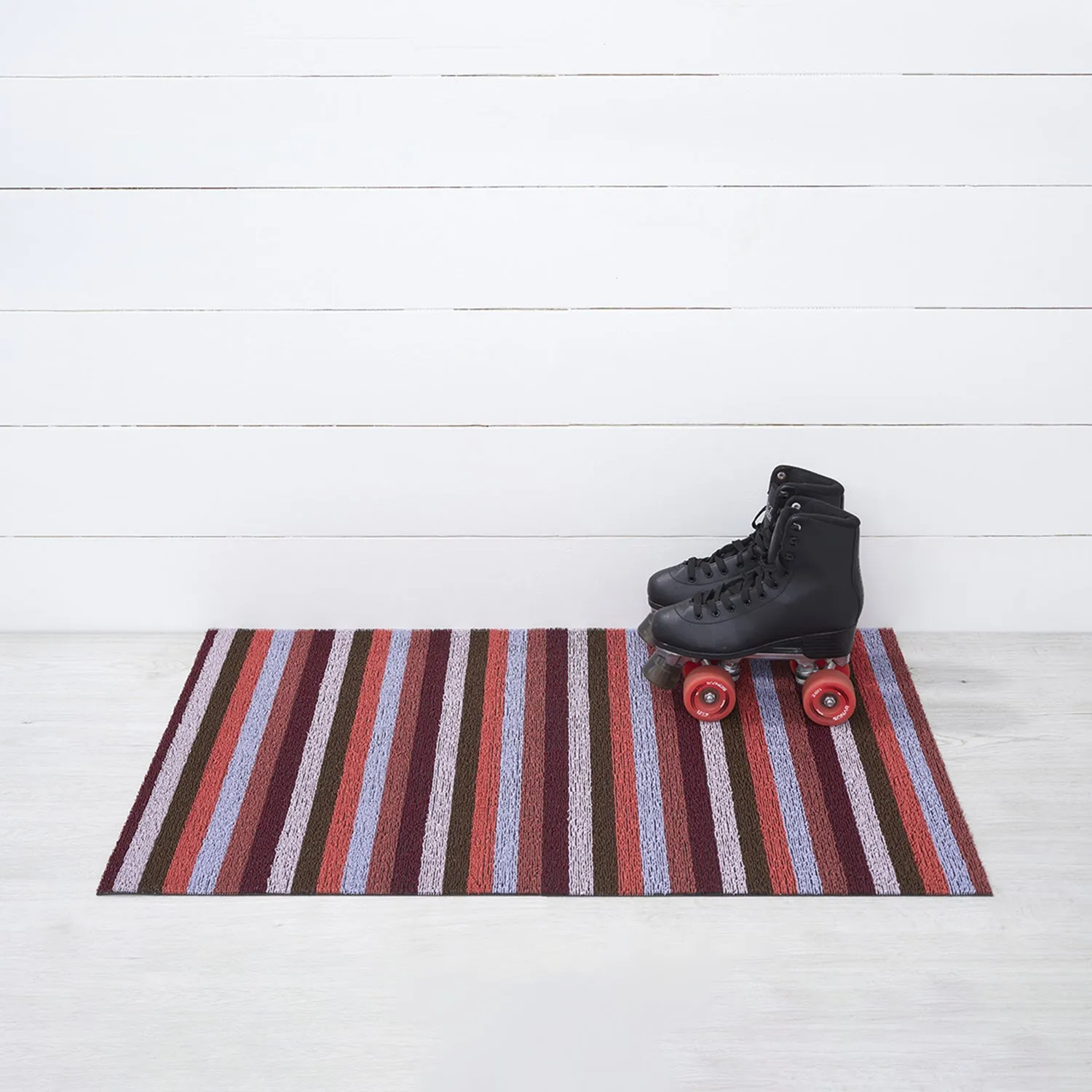 chilewich | large doormat 61x91cm (24x36") | even stripe berry