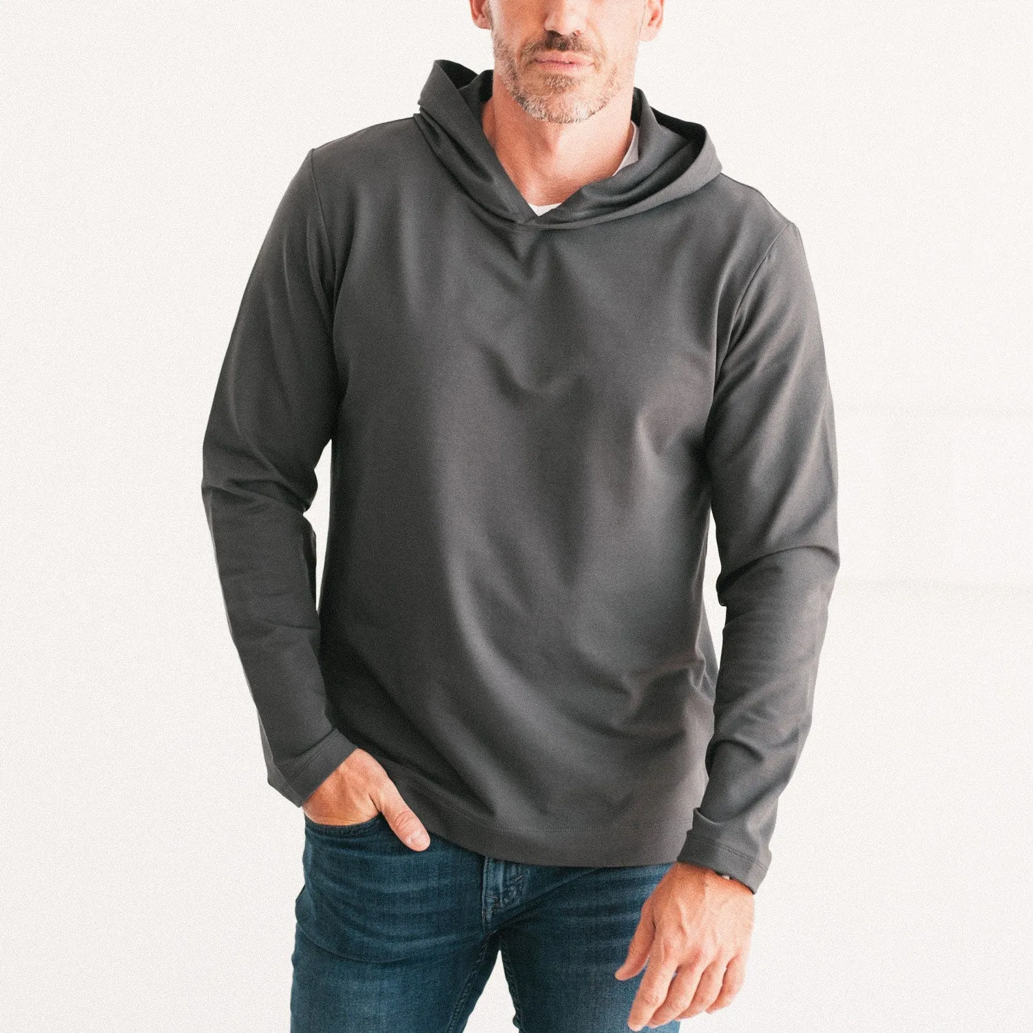 Clean Hoodie –  Slate Gray French Terry