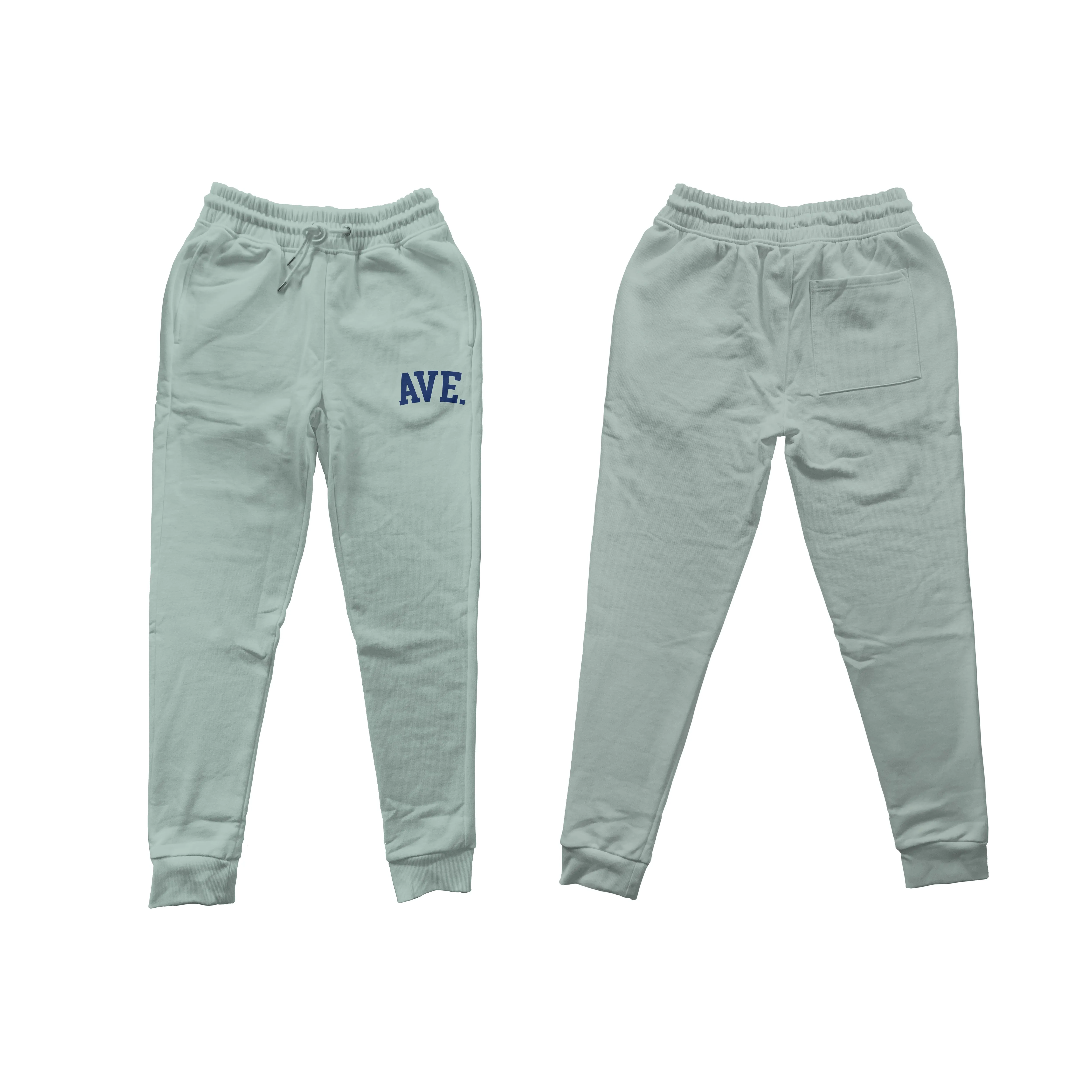 COLLEGIATE AVE JOGGERS (SEAFOAM/NAVY)