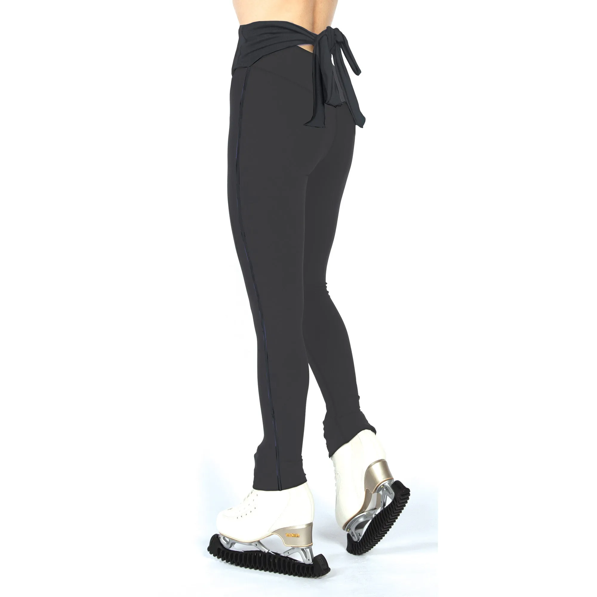 Competition Figure Skating Tie Back Leggings