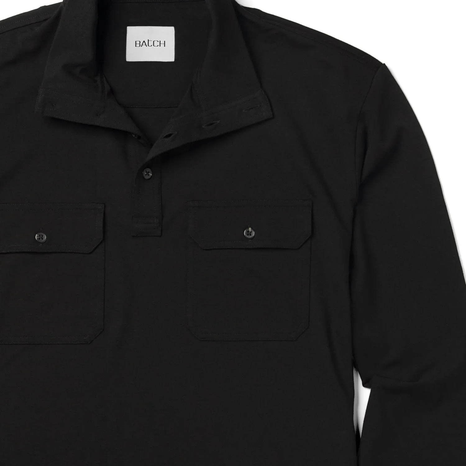 Constructor Pullover Shirt –  Black Tech 4W Stretch