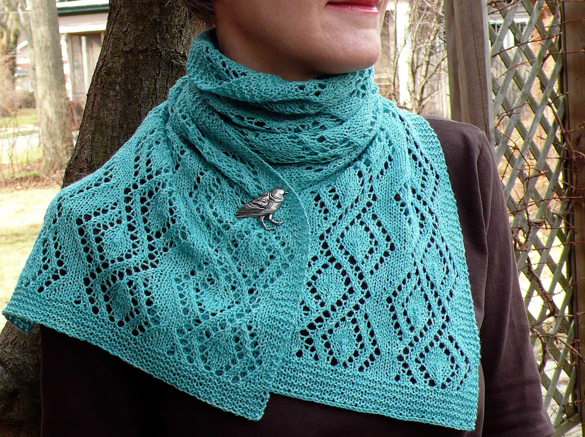 Coral Gables Scarf <br/><small>knitting pattern</small>