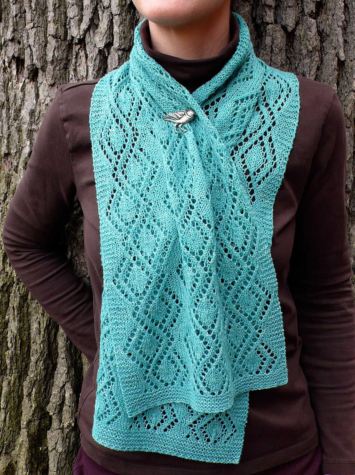 Coral Gables Scarf <br/><small>knitting pattern</small>