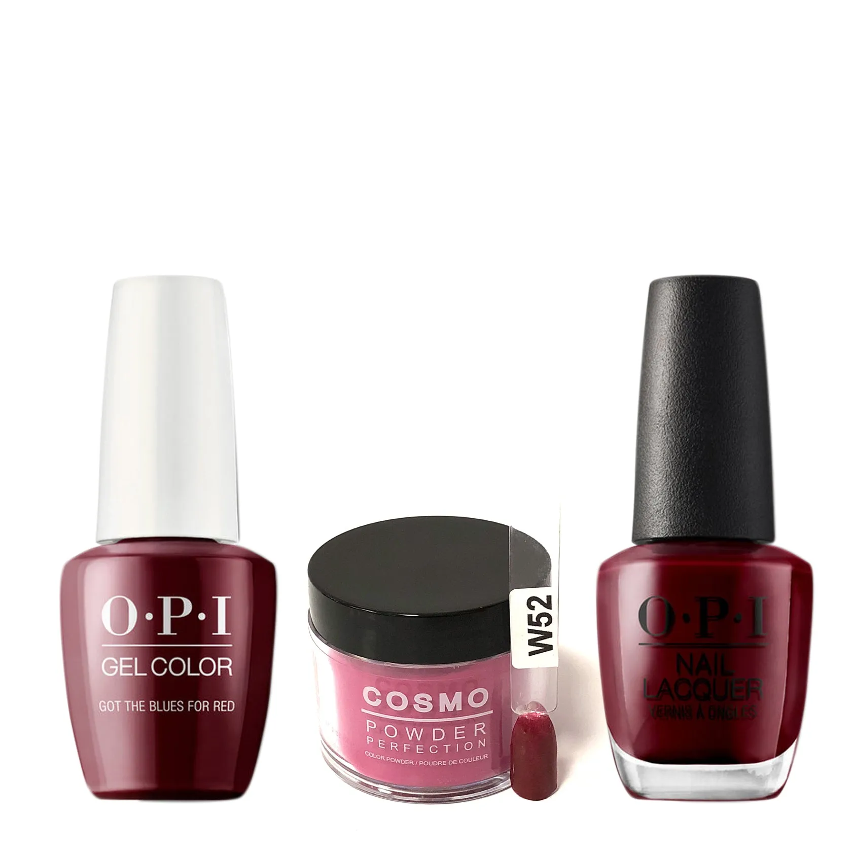 Cosmo 3in1 Dipping Powder   Gel Polish   Nail Lacquer (Matching OPI), 2oz, CW52