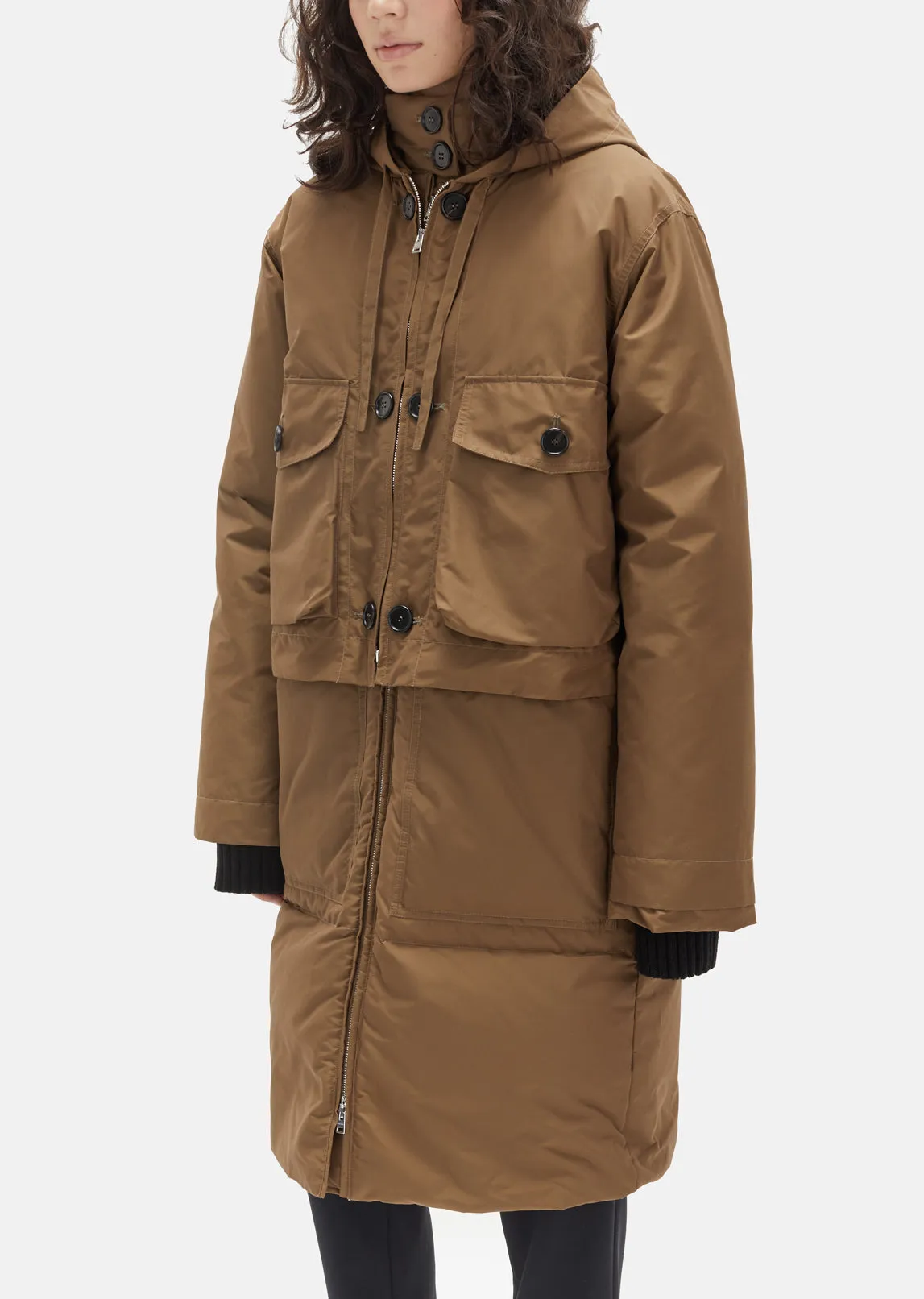 Cotton Nylon Padded Jacket