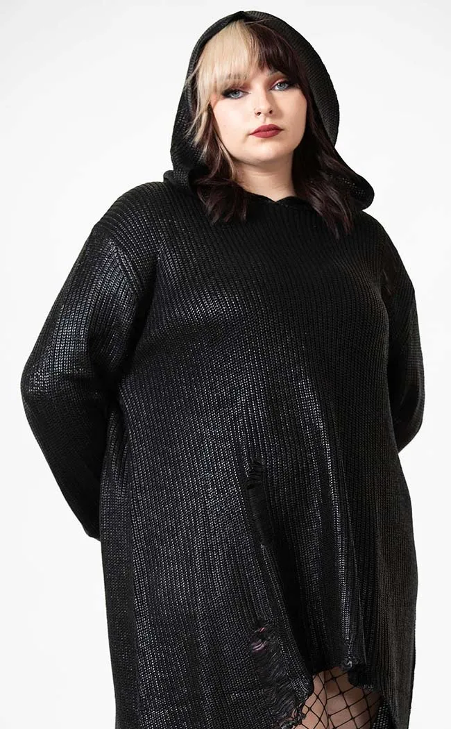 Creed Foil Knit Hoodie [Plus-Size]