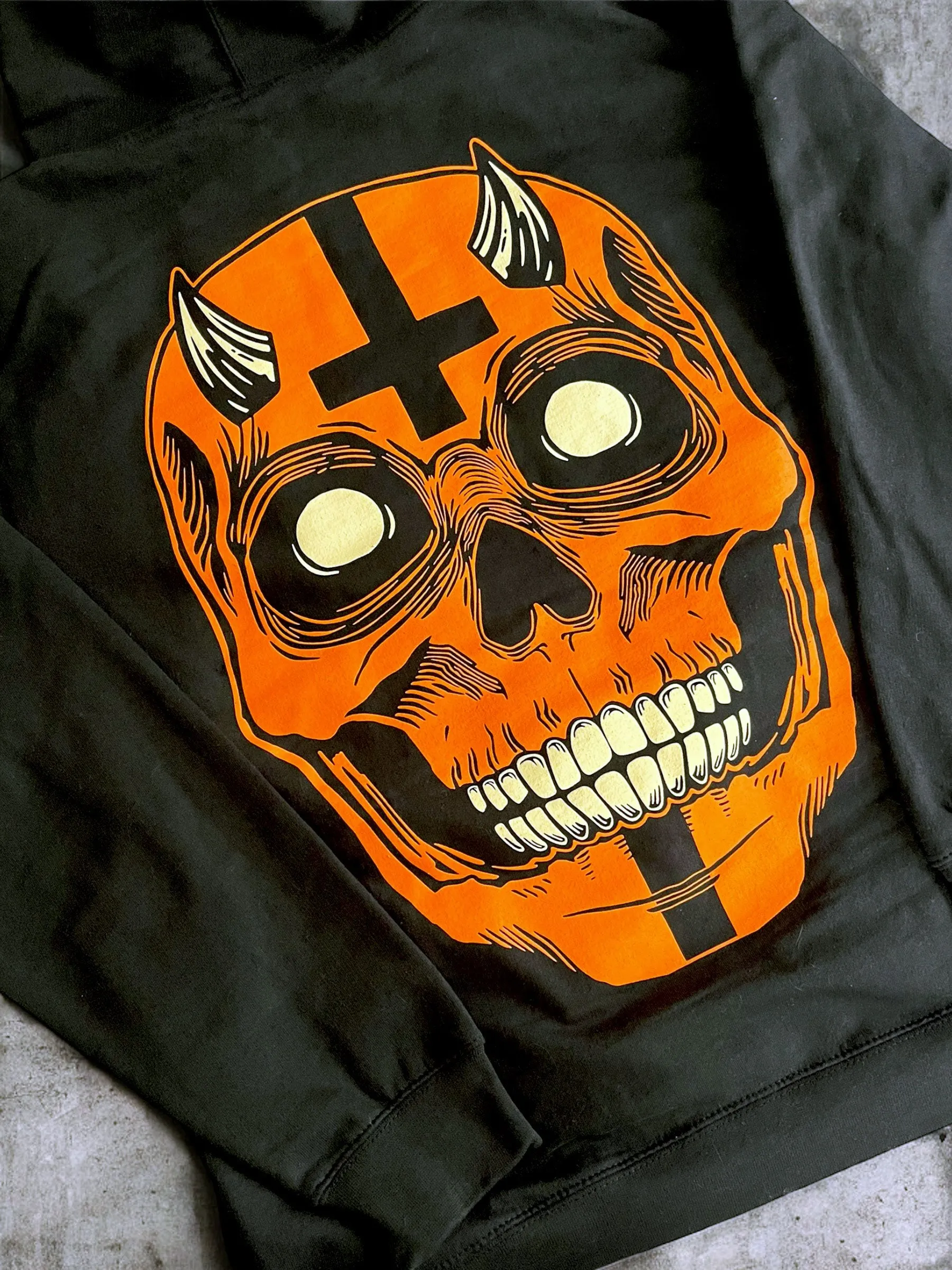 CREEP FACE ""ALL HALLOWS" Premium Hoodie