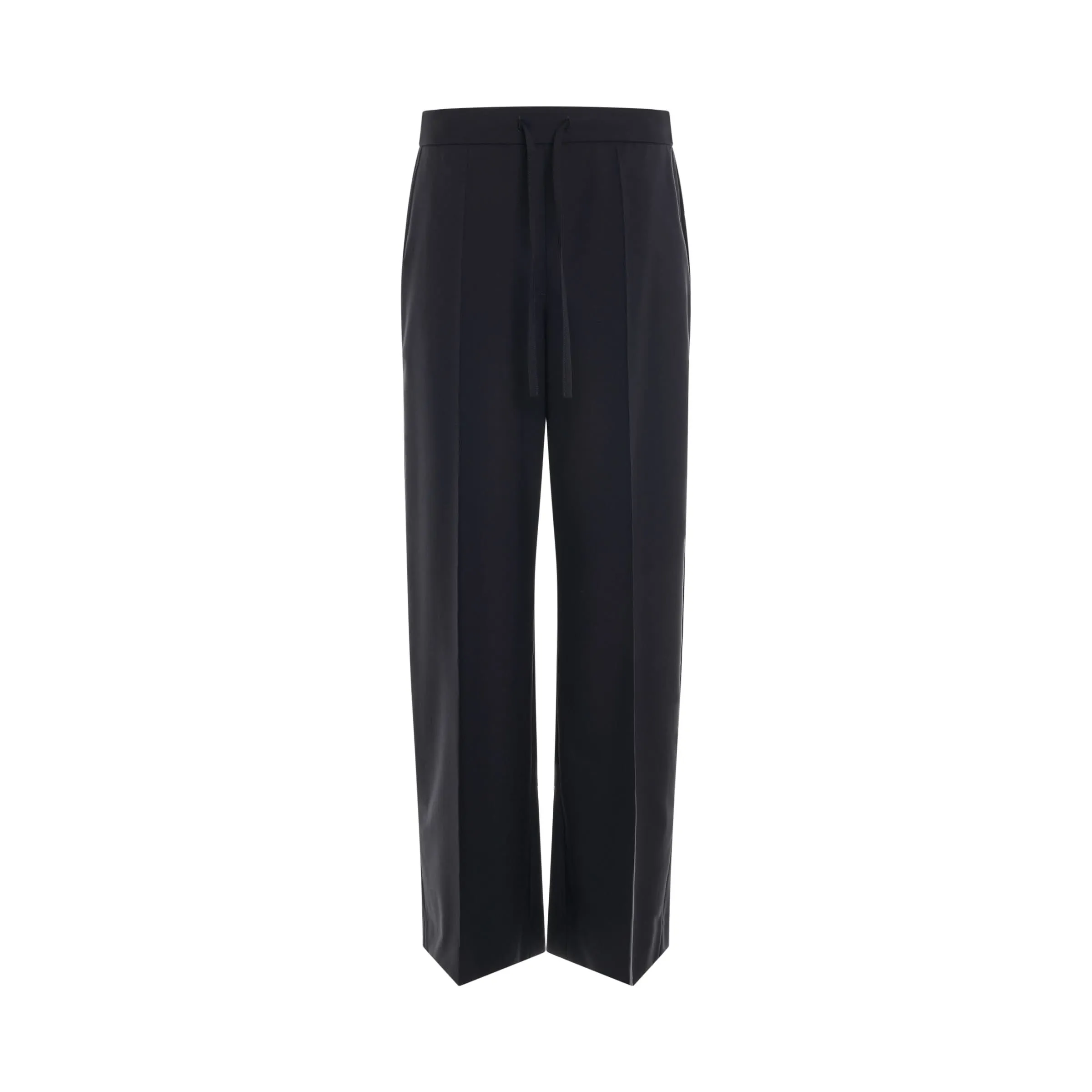 Cut Out Trousers in Dark Blue