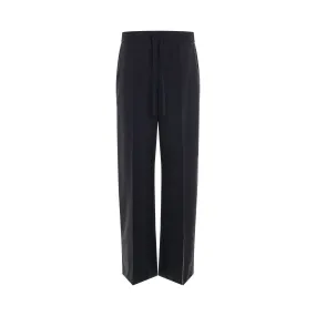 Cut Out Trousers in Dark Blue