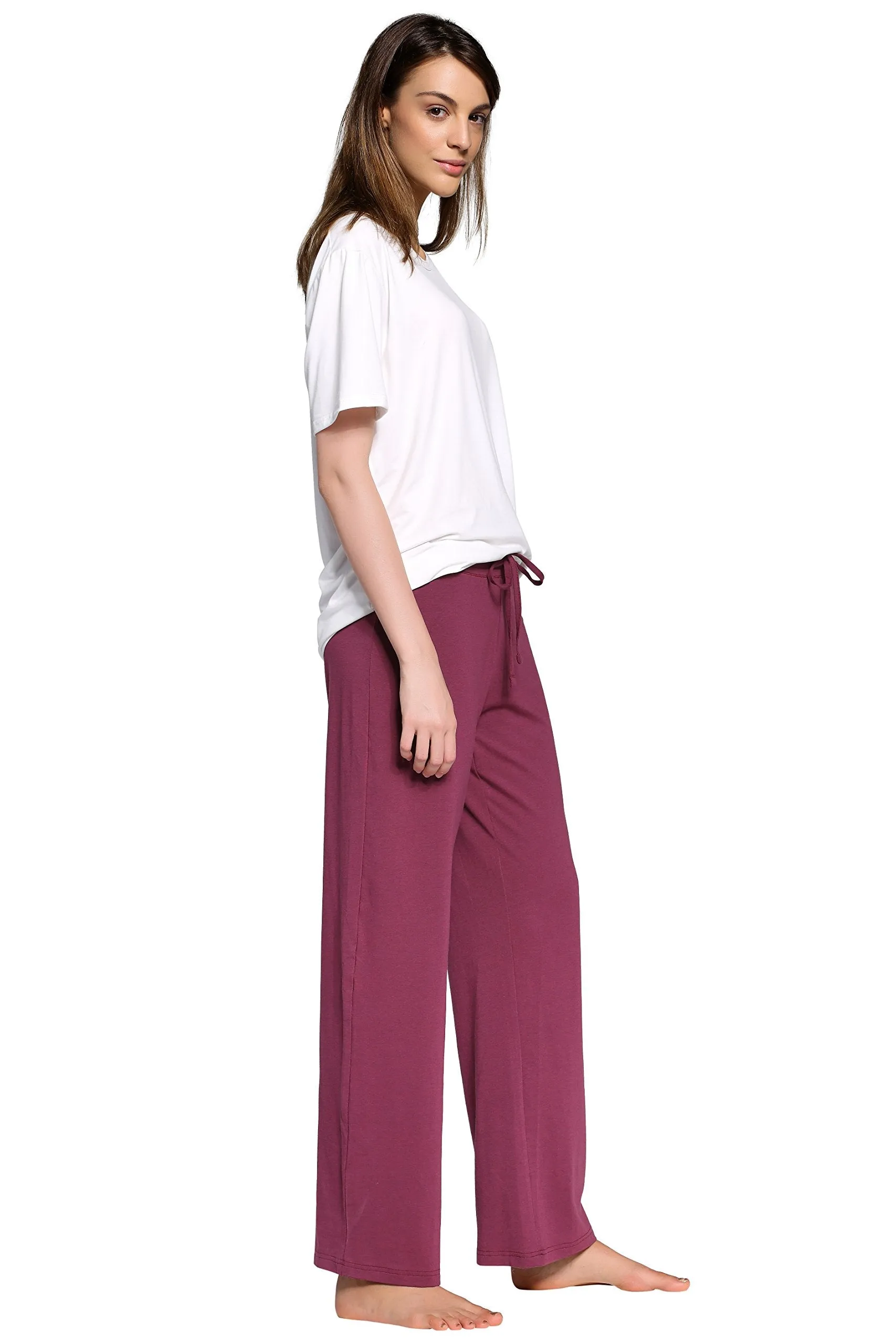 CYZ Women's Stretch Cotton Knit Pajama Pants