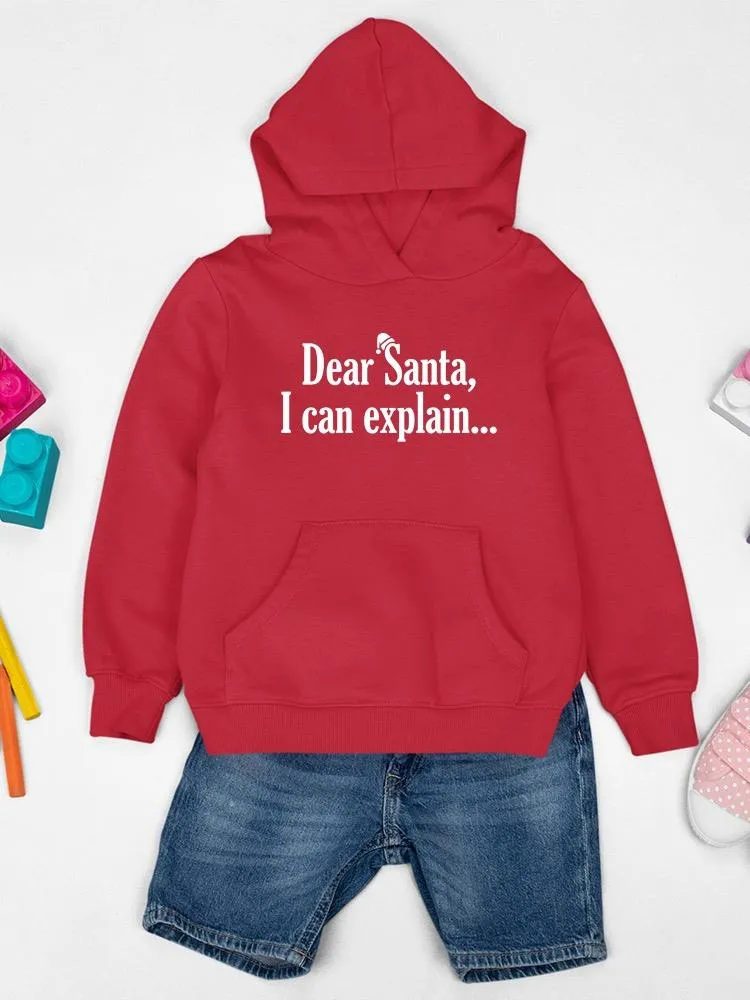 Dear Santa... Hoodie -SmartPrintsInk Designs