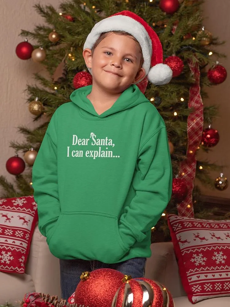 Dear Santa... Hoodie -SmartPrintsInk Designs