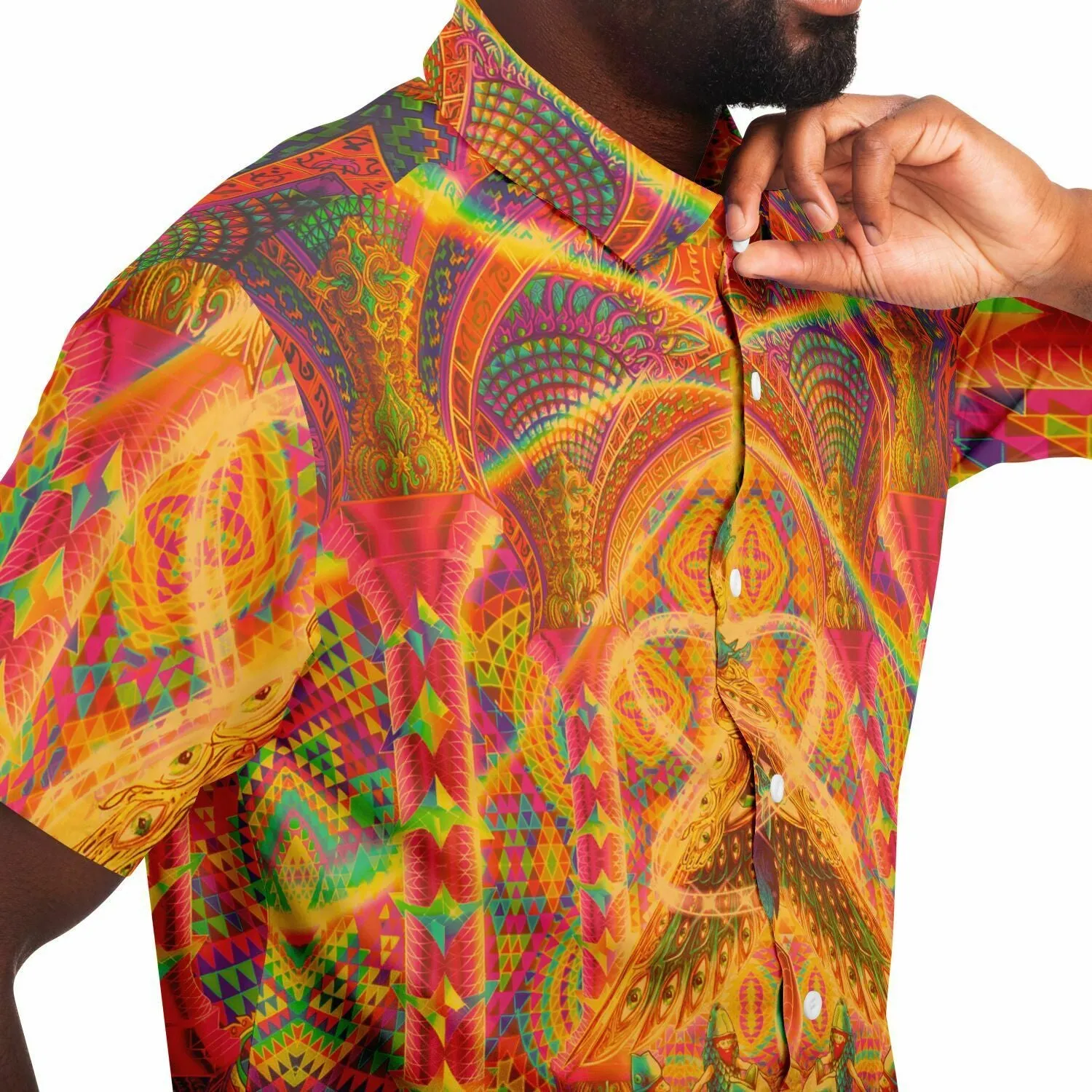 Death By Astonishment Button Shirt | Salvia Droid