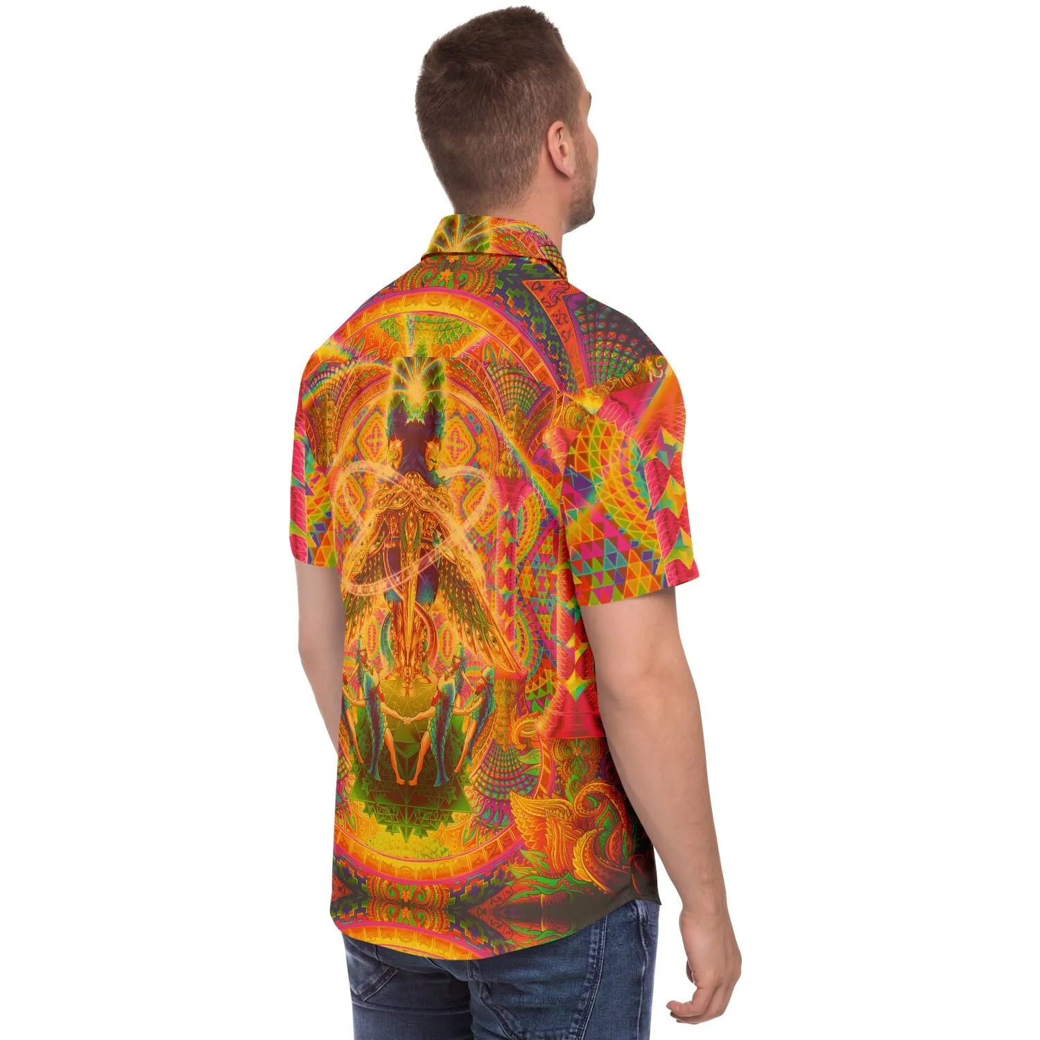 Death By Astonishment Button Shirt | Salvia Droid