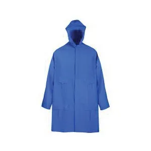 Diamondback 8156-L Rain Parka, L, Polyester/PVC, Blue, Zipper Closure