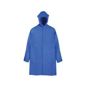 Diamondback 8156-L Rain Parka, L, Polyester/PVC, Blue, Zipper Closure